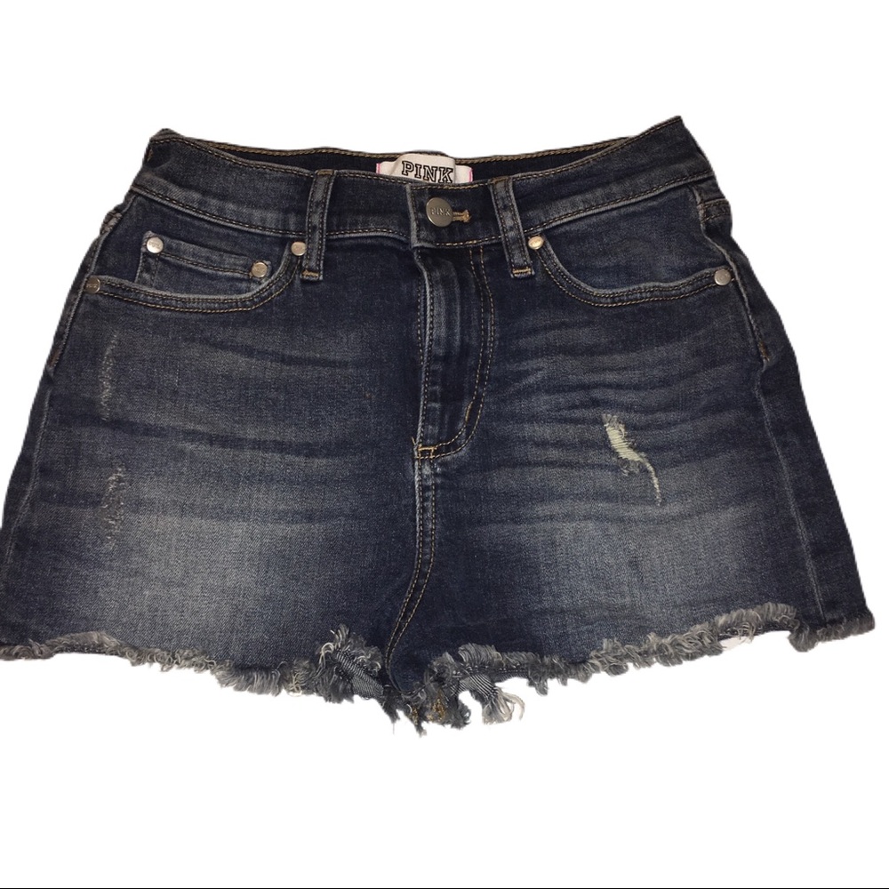 Victoria’s Secret Pink Blue Jean Shorts
